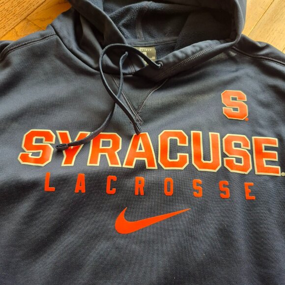 Nike Syracuse Lacrosse Men's Therma Hoodie Sweatshirt XL - Picture 2 of 11